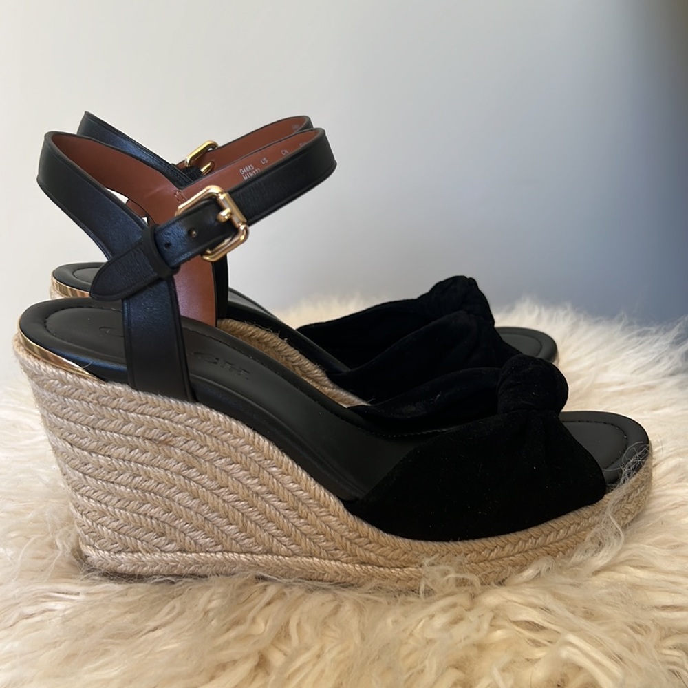 Coach Katey Suede Wedge